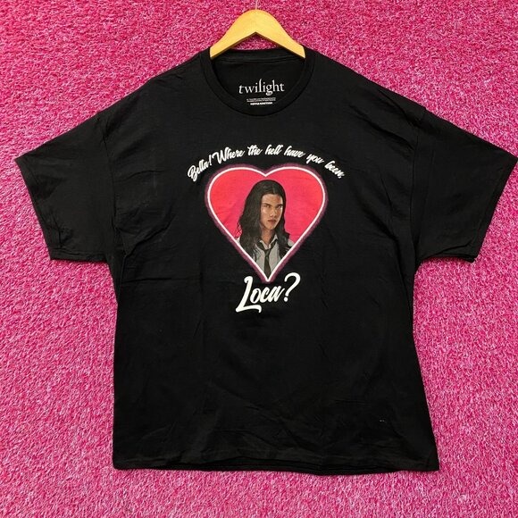 Twilight Saga Bella Where Have You Been Loca Jacob T-Shirt 2X - Picture 1 of 4